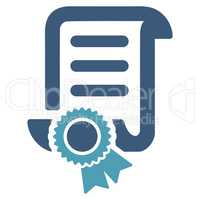Certified Scroll Document Icon