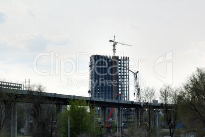 Construction of office building