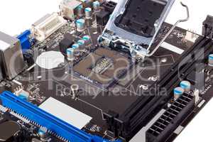 Electronic collection - Empty CPU socket