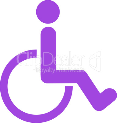 Violet--disabled person.eps