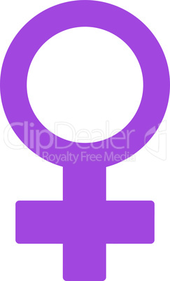 Violet--female symbol.eps