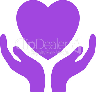 Violet--heart care.eps