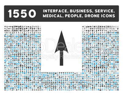 Arrow Axis Y Icon and More Interface, Business, Tools, People, Medical, Awards Flat Glyph Icons