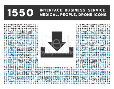 Download Icon and More Interface, Business, Tools, People, Medical, Awards Flat Glyph Icons