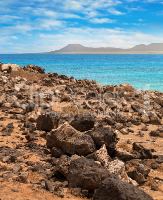 volcanic stones