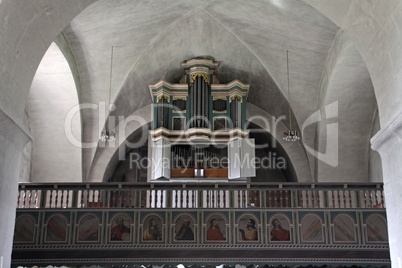 Orgel in der Kirche in Fuhlen