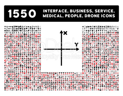 Axis Icon and More Interface, Business, Tools, People, Medical, Awards Flat Glyph Icons