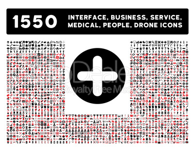 Create Icon and More Interface, Business, Tools, People, Medical, Awards Flat Glyph Icons