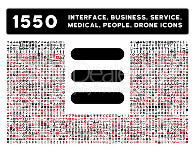 Stack Icon and More Interface, Business, Tools, People, Medical, Awards Flat Glyph Icons