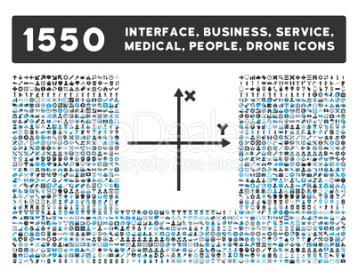 Axis Icon and More Interface, Business, Tools, People, Medical, Awards Flat Glyph Icons