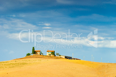 Fields in Tuscany