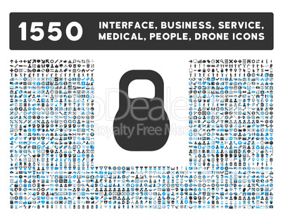 Weight Icon and More Interface, Business, Tools, People, Medical, Awards Flat Glyph Icons