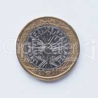 French 1 Euro coin