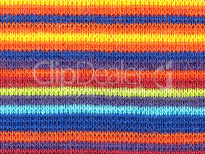 Multicolored horizontal stripe fabric background