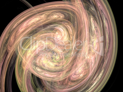 Digital Fractal on Black Digital Fractal on Black