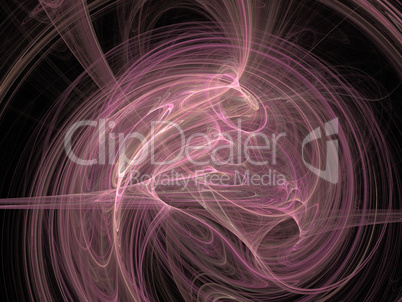 Digital Fractal on Black