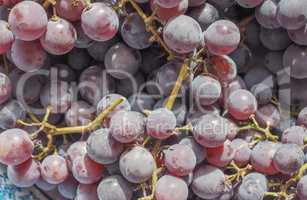 Red grape fruits