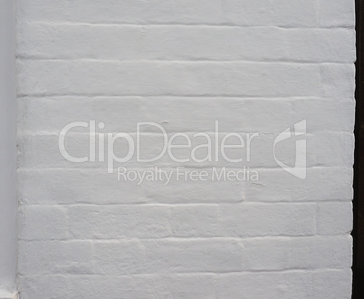 White brick wall background