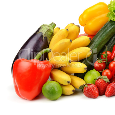 assortment fresh fruits and vegetables