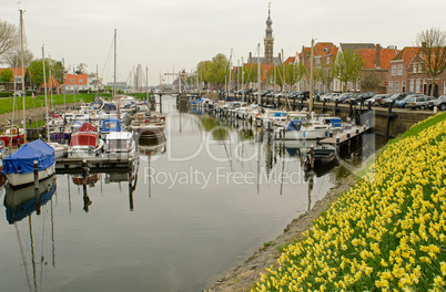The Marina of Veere in Netherlands