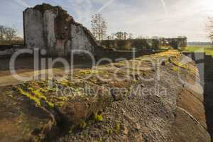 Remains of a farm in Winterswijk in the east of the Netherlands