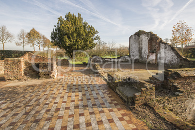 Remains of a farm in Winterswijk in the east of the Netherlands