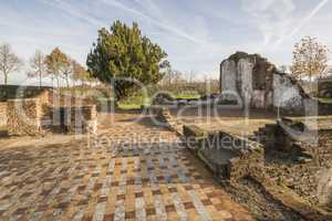 Remains of a farm in Winterswijk in the east of the Netherlands