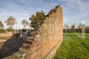 Remains of a farm in Winterswijk in the east of the Netherlands