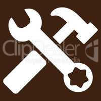 Hammer And Wrench Icon