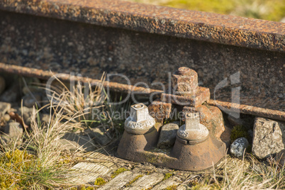 Old railway line "Borkense Course" in the Netherlands