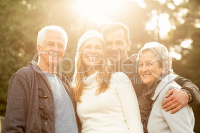 Portrait of a smiling family