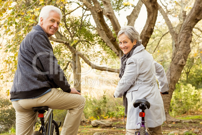 Senior couple in the park