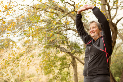 Senior woman in the park