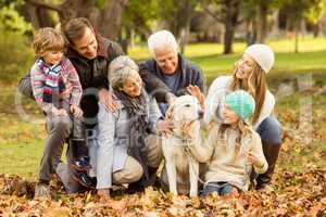 Portrait of an extended family