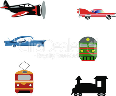 Transport icons