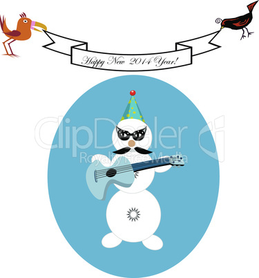 Musical snowman