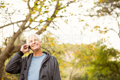 Senior man in the park