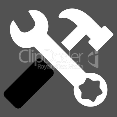 Hammer And Wrench Icon