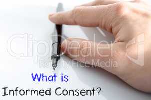 What is informed consent text concept