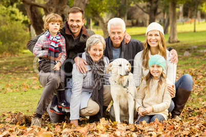 Portrait of an extended family