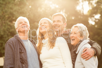 Portrait of a smiling family