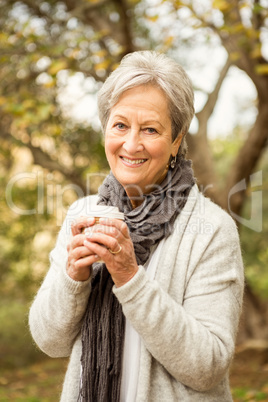 Senior woman in the park