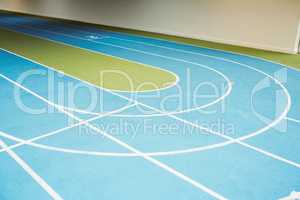 Indoor running track