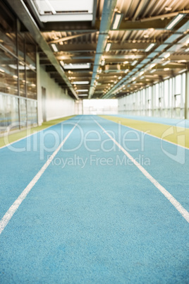 Indoor running track