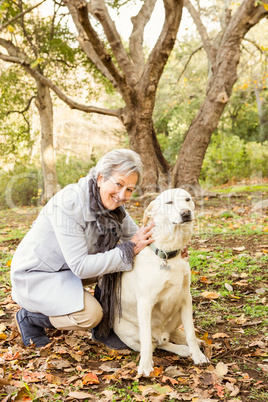 Senior woman in the park