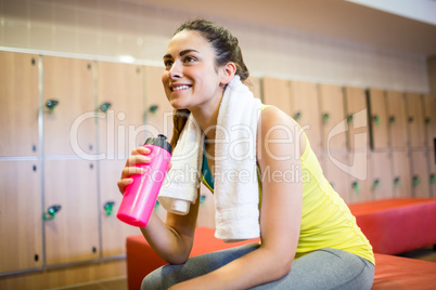 Smiling woman ready for a workout