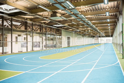 Indoor running track