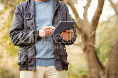 Senior man in the park