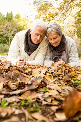 Senior couple in the park