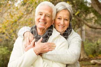 Senior couple in the park